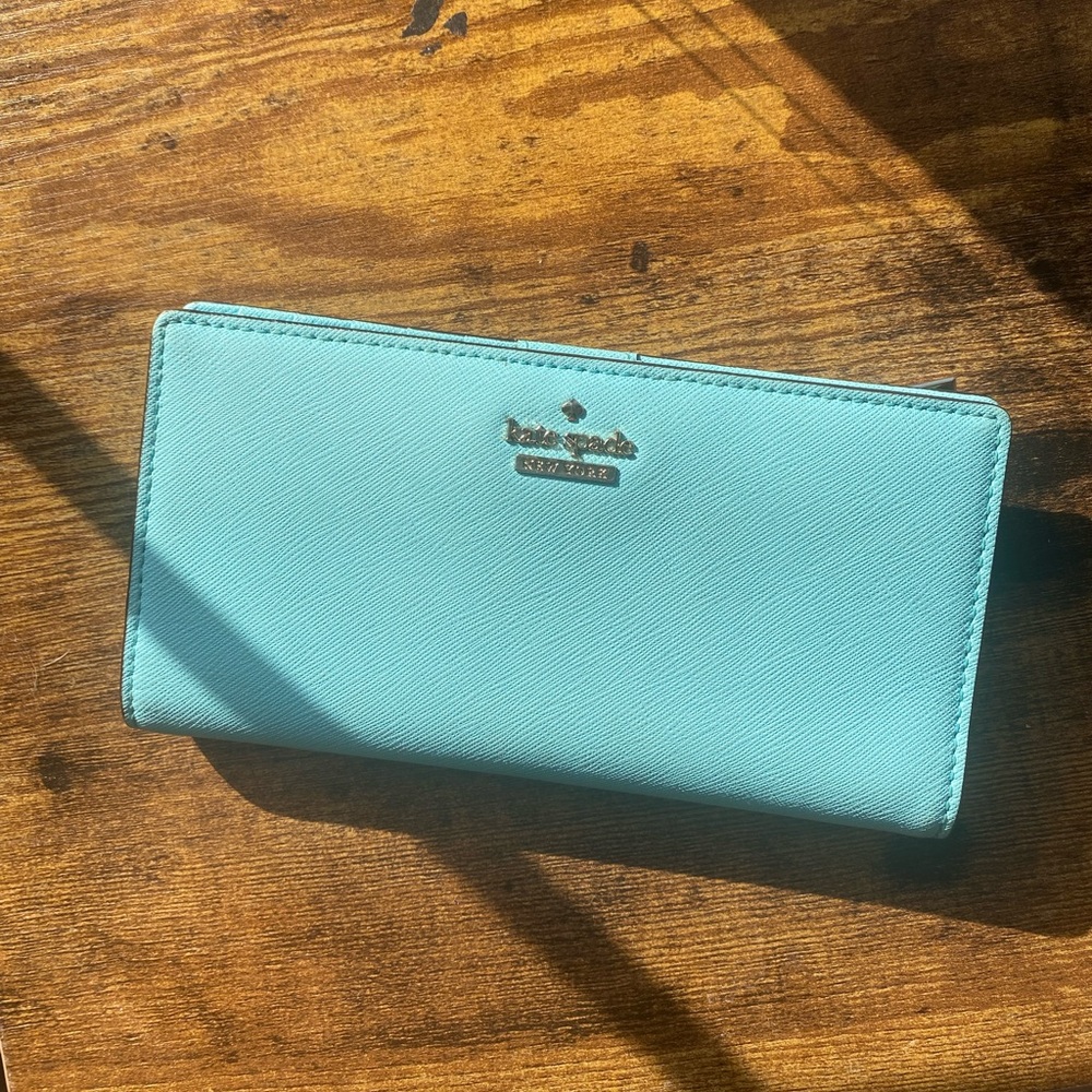 Tiffany blue Kate Spade wallet